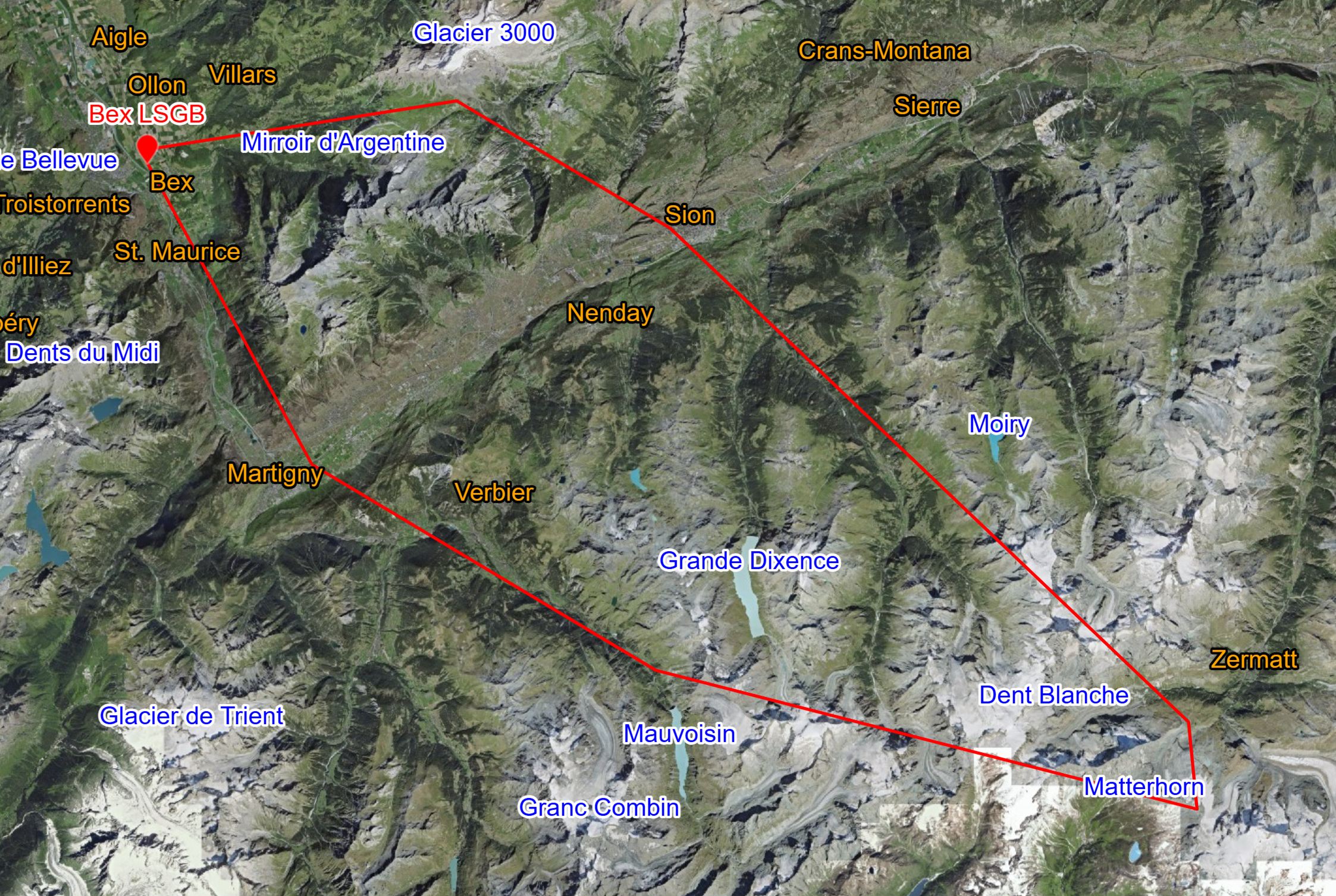 Carte de vol
