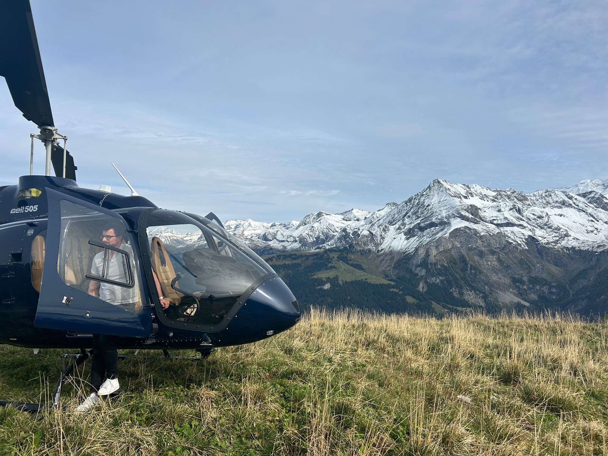Hélicoptère en vol